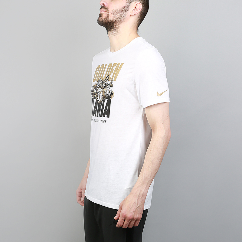 мужская белая футболка Jordan Dri-FIT Kobe Basketball T-Shirt AJ2808-100 - цена, описание, фото 3
